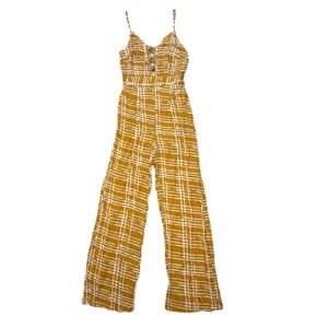 Derek Heart Wide Leg Jumpsuit